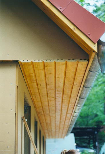 Fertiggestelltes Holzbau-Projekt der Zimmerei Zick